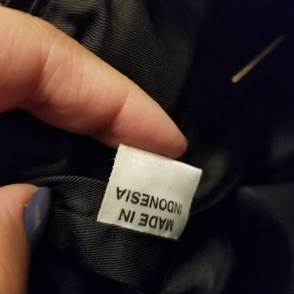 The Sak Crossbody Crochet Bag Black Satchel Small Side Purse Full Zip - Picture 10 of 13